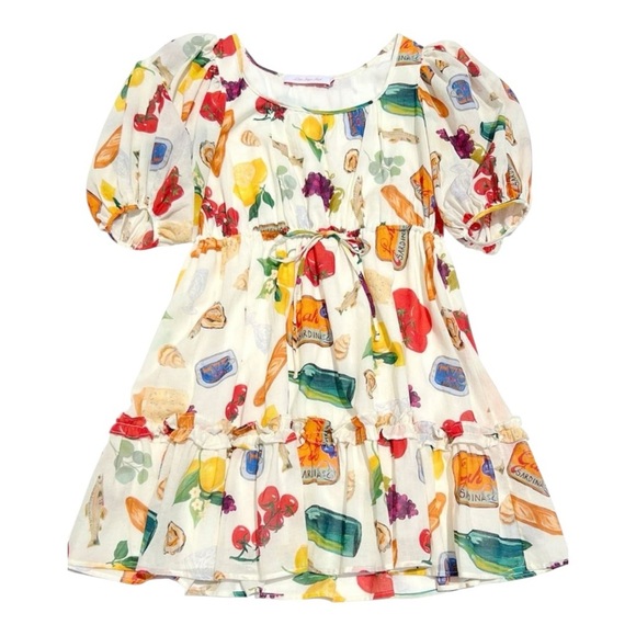 Lisa Says Gah Leila Italian Summer 100% Cotton Mini Dress Women’s Small - Picture 8 of 15